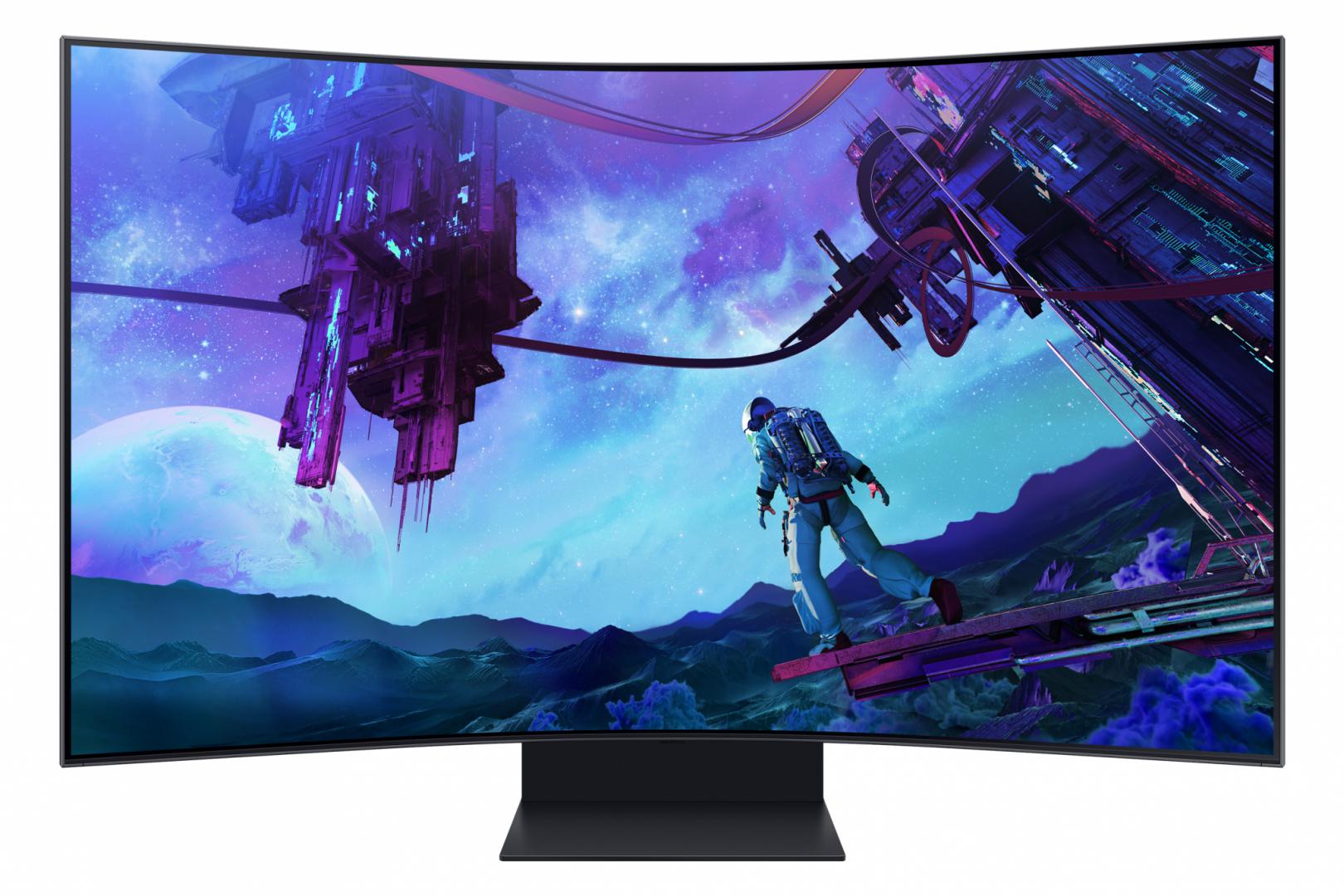 Monitor Samsung 55" LS55CG970NUXDU, Curvature: 1000R, Diagonal (inch): 55, Diagonal (cm): 139.7, Aspect ratio: 16:9, Panel: VA, Resolution: 3840x2160, Refresh Rate: 165Hz, Response time GtG: 1ms, Brightness (max): 600 cd/m², Viewing angle: 178°/178°, Color Gamut Type: DCI, Color Gamut Coverage: 95% (LS55CG970NUXDU)