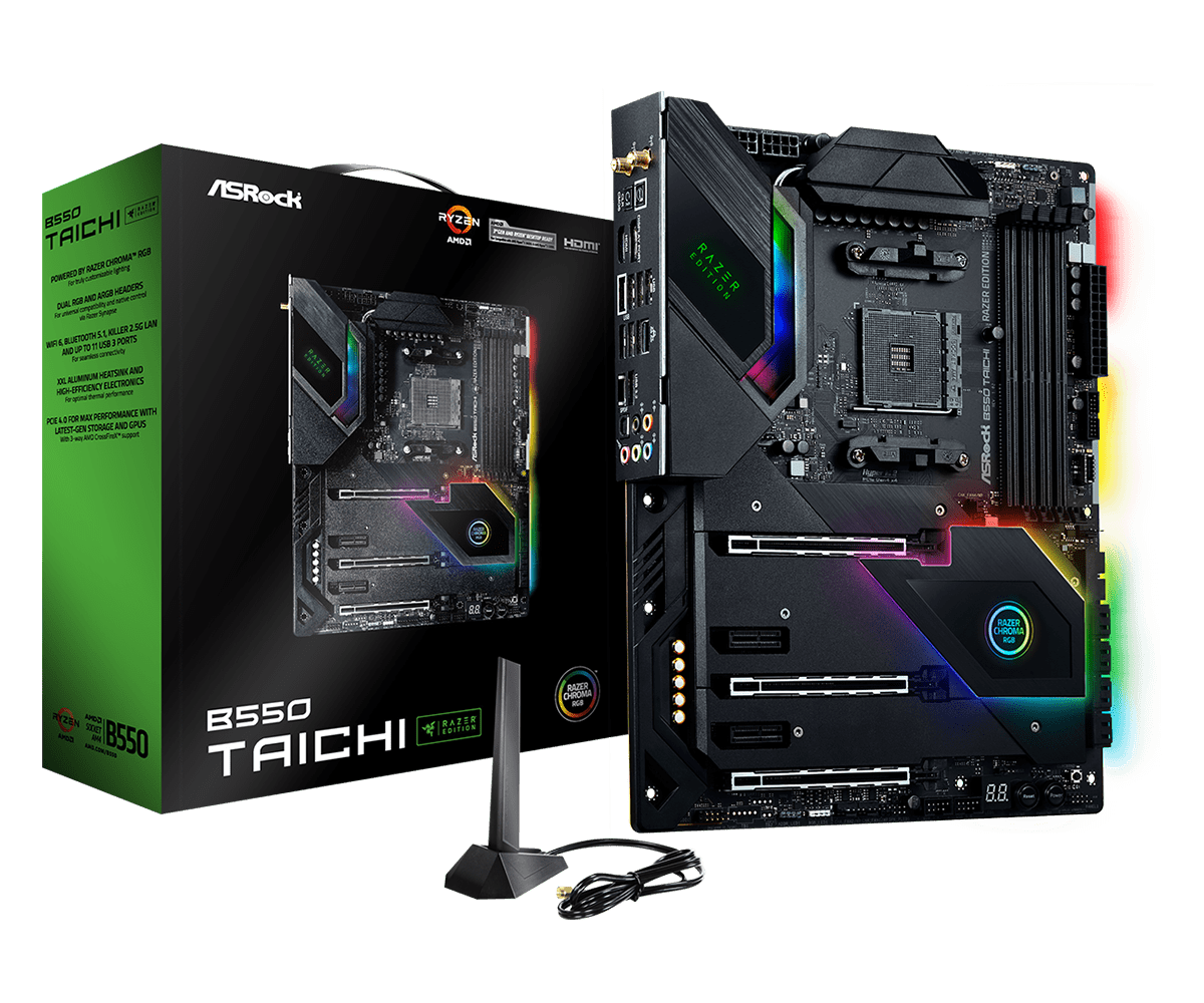 Placa de bază ASRock B550 Taichi Razer Edition AM4 (B550 TAICHI RAZER)