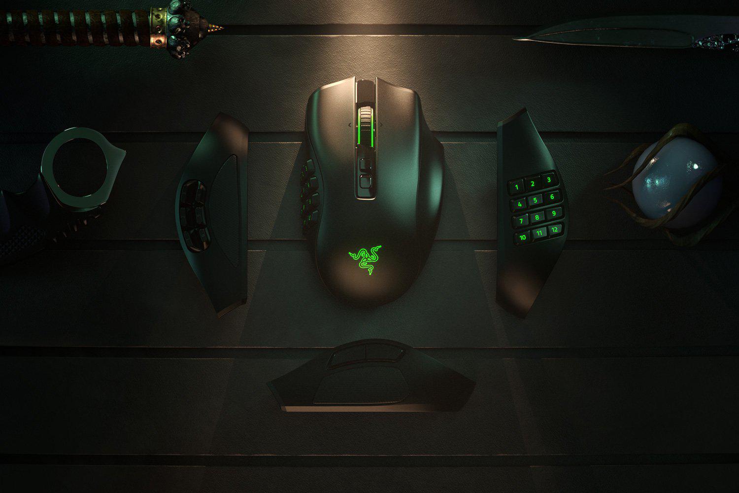 Mouse Razer Naga Pro, Wireless Gaming, negru (RZ01-03420100-R3G1) - imagine 2