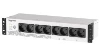 UPS Legrand Keor PDU monofazat, 800VA/480W, IN 1xIEC 10A OUT 8x Schuko, technologie off-line, conexiune USB HID, capacitate baterie 12V/9AH, 230V, dimensiuni 440x150x88mm, greutate 5kg (000000000000310332)