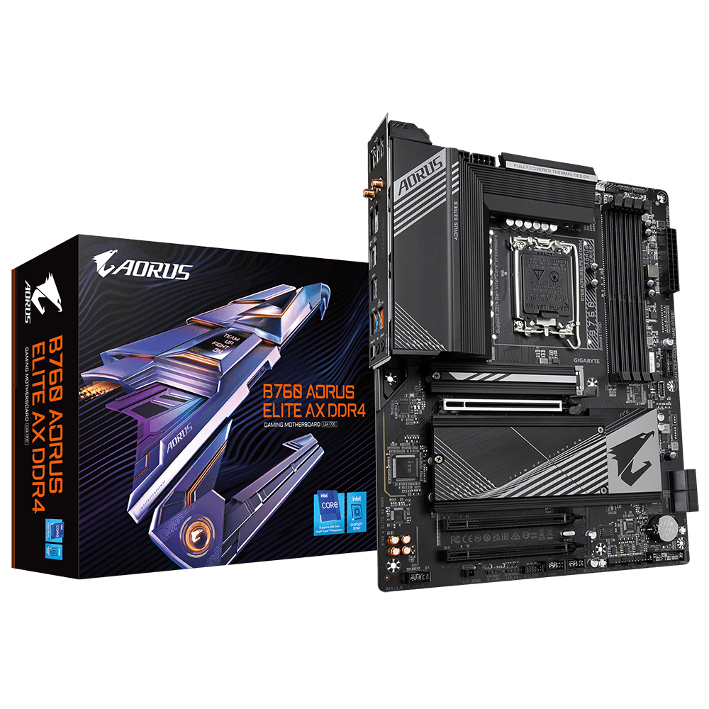 Placa de bază Gigabyte B760 AORUS ELITE AX DDR4 LGA1700 (B760 A ELITE AX D4)