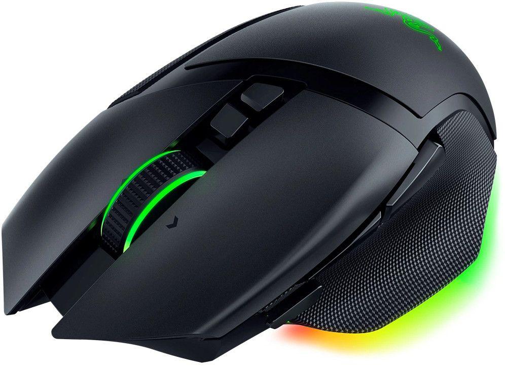 Razer Basilisk V3 35K, wireless, bluetooth, rezolutie maxima 35000 DPI, 11 butoane programabile, autonomie pana la 140h (mod wireless, miscare constanta la 1000Hz), pana la 210h (mod bluetooth), iluminare Razer Chroma™ RGB, senzor Focus Pro 35K Optical Sensor Gen-2, negru (RZ01-05240100-R3G1) - imagine 2