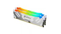 Memorie RAM Kingston DDR5 32GB 6000MHz CL32 1.35V Dual Channel Kit Fury Renegade Silver/White RGB XMP (KF560C32RWAK2-32)