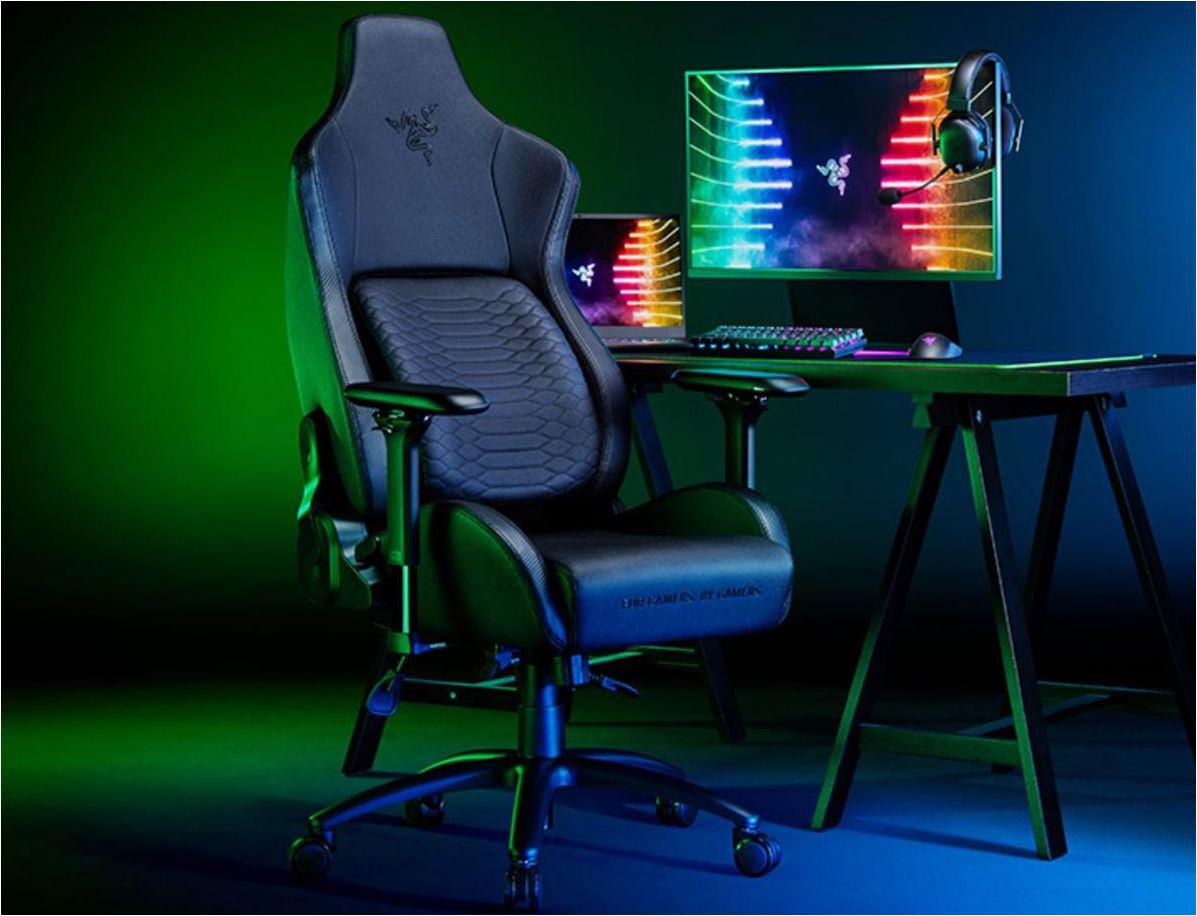 Razer Iskur Black Edition - Gaming Chair With Built In Lumbar Support (RZ38-02770200-R3G1)