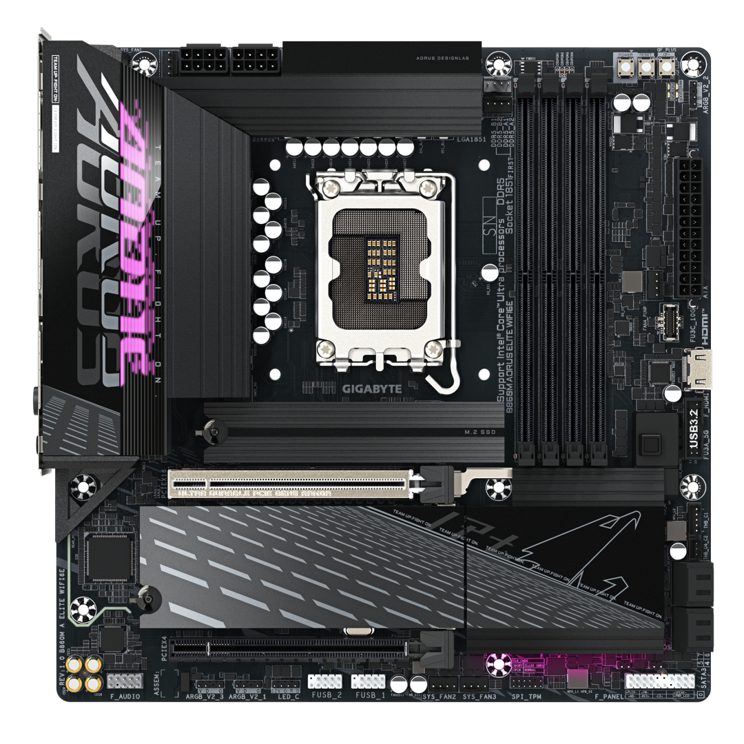 Placa de Baza GIGABYTE B860M AORUS ELITE WIFI6E LGA1851 (B860M A ELITE WIFI6E) - imagine 2