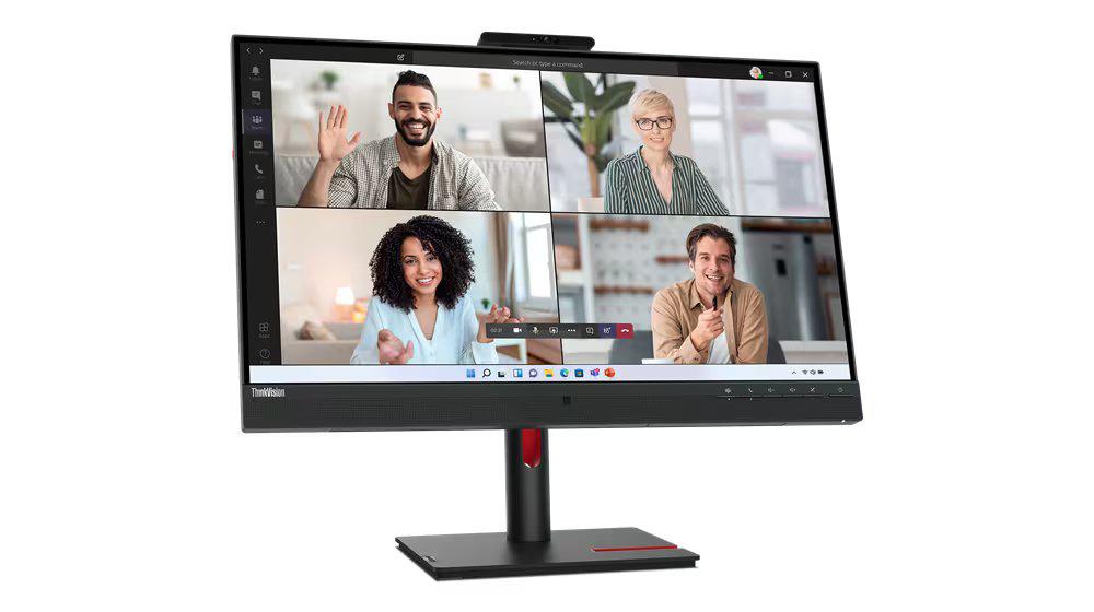 Monitor Lenovo ThinkVision T27hv-30 27"IPS QHD (2560x1440), 16:9, Brightness: 300 cd/m², Contrast ratio: 1000:1, Response time: 4ms (Extreme mode) / 6ms (Normal mode), Dot / Pixel Per Inch: 109 dpi, Color Gamut: 99% sRGB, View angle: 178° / 178°, Stand: Tilt, Swivel, Pivot, Height Adjust Stand, Side (63D6UAT3EU) - imagine 2