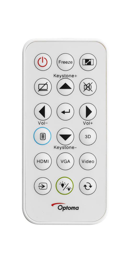 Videoproiector Optoma EH401, FHD 1920*1080, 4.000 lumeni, 22.000:1, 16:9/ 4:3, dimensiune/ diagonala maxima imagine 7.65 m, lampa 4.000/ 15.000 ore Ecomode, distanta maxima de proiectie 10 m, zoom 1.1, 2* HDMI, Audio 3.5mm, 1 x USB-A power 1.5A, 27-29 dB, Full 3D, Security bar, Kensington Lock (E9PV7GA10EZ1) - imagine 3