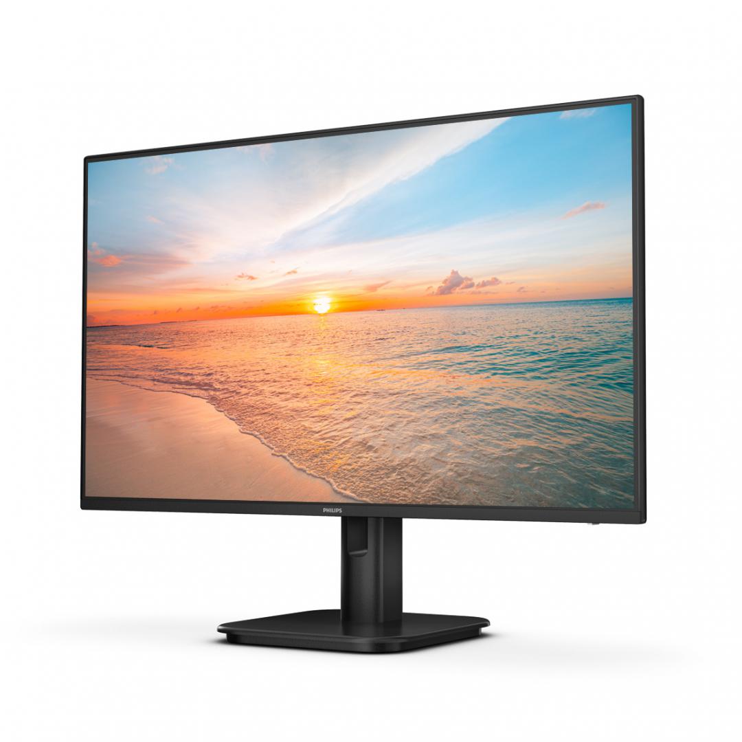 Monitor Philips 23.8" 24E1N1100A/00, Diagonal (inch): 23.8, Diagonal (cm): 60.5, Aspect ratio: 16:9, Panel: IPS, Resolution: 1920x1080, Refresh Rate: 100Hz, Response time GtG: 4ms, Response time MPRT: 1ms, Brightness (max): 250 cd/㎡, Contrast (static) : 1300:1, Contrast (dynamic): Mega Infinity DCR (24E1N1100A/00) - imagine 5