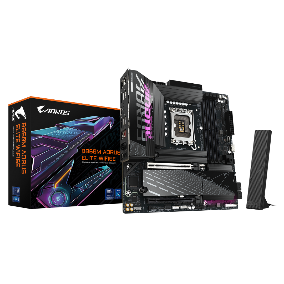 Placa de Baza GIGABYTE B860M AORUS ELITE WIFI6E LGA1851 (B860M A ELITE WIFI6E)