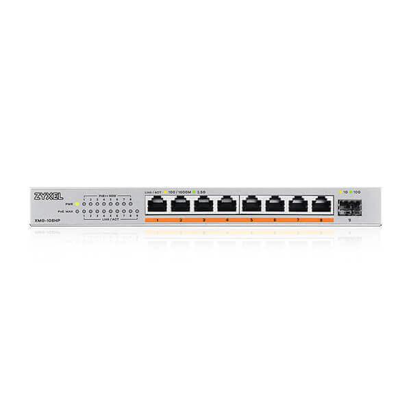 SWITCH ZYXEL XMG108HP 8 PORT POE 1 SPF+ (XMG-108HP-EU0101F) - imagine 2