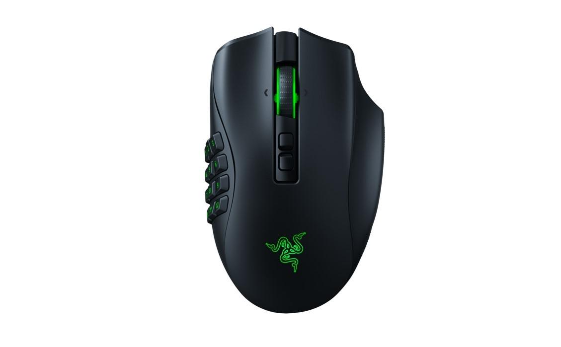 Mouse Razer Naga Pro, Wireless Gaming, negru (RZ01-03420100-R3G1)