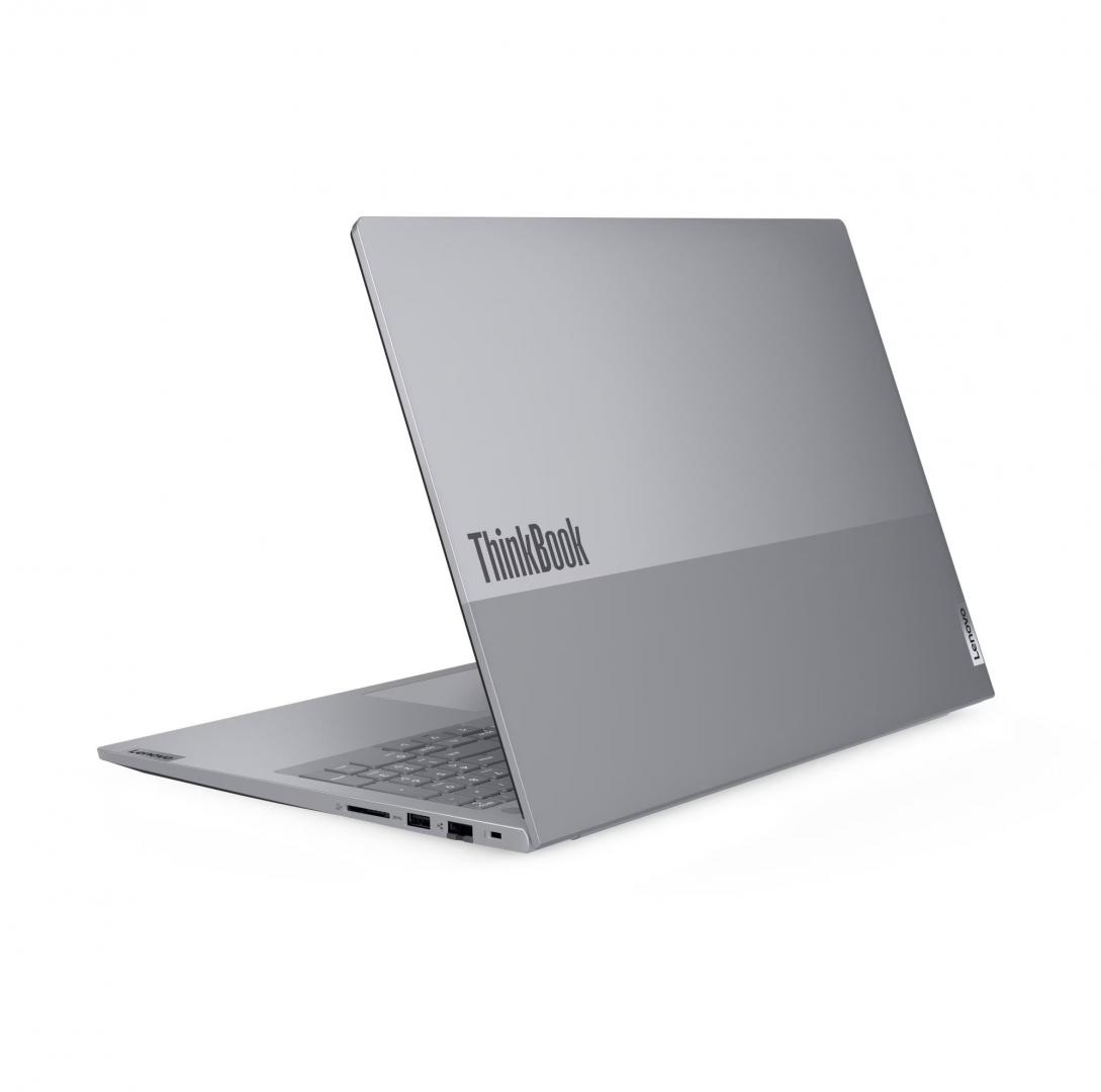Laptop ThinkBook 16 G9 IRL; 16" WUXGA (1920x1200) IPS 400nits Anti- glare, 45% NTSC, 60Hz; Intel® Core 5 210H, 8C (4P + 4E) / 12T, P-core 2.2 / 4.8GHz, E-core 1.6 / 3.6GHz, 12MB; Video Integrated Intel® Graphics; RAM 2x 16GB SO-DIMM DDR5-5600; 1TB SSD M.2 2242 PCIe® 4.0x4 NVMe®, Optical: no ODD; SD (21US005CRI) - imagine 5