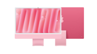 Apple iMAC 24" Retina 4.5k/ Apple M4 (CPU 10-core, GPU 10-core, Neural Engine16-core)/16GB/256GB - Pink - INT KB (2024) (MWV43RO/A)