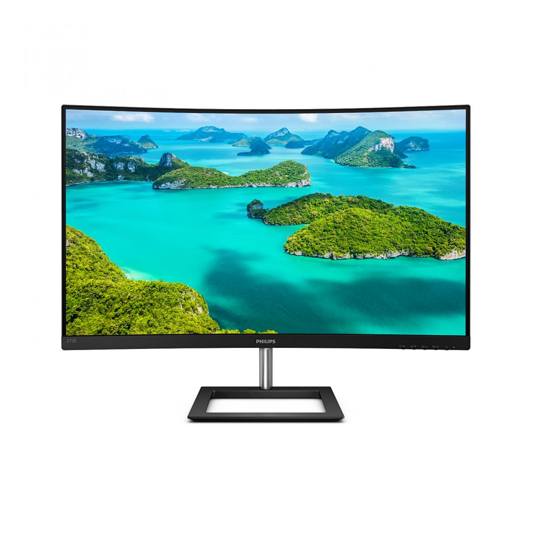 Monitor Consumer Philips 272E1CA, 27", 1920 x 1080 pixeli, Black, 3 ani Garantie (272E1CA/00) - imagine 2