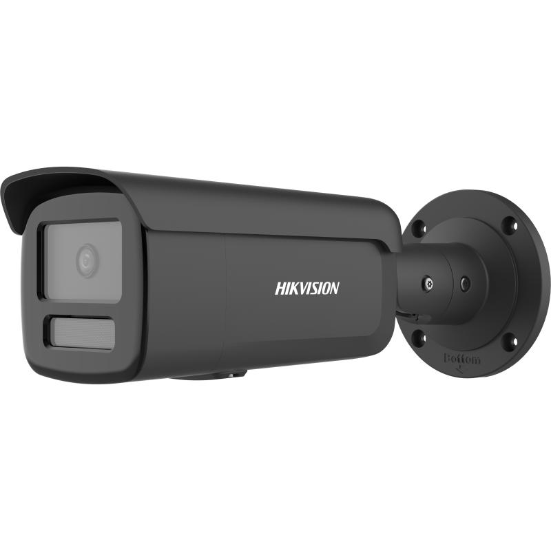Camera de supraveghere IP Bullet 8MP Hikvision DS-2CD2T86G2H-4I(4MM) (EF)/BK, lentila fixa 4mm, iluminare min: Color: 0.0008 Lux @ (F1.0, AGC ON),B/W: 0 Lux cu IR: 80m, slot card de memorie: microSD/microSDHC/microSDXC maxim 512GB, alarma la evenimente: Motion detection (support alarm triggering by (DS-2CD2T86G2H-4I(4MM)(EF)/BK)