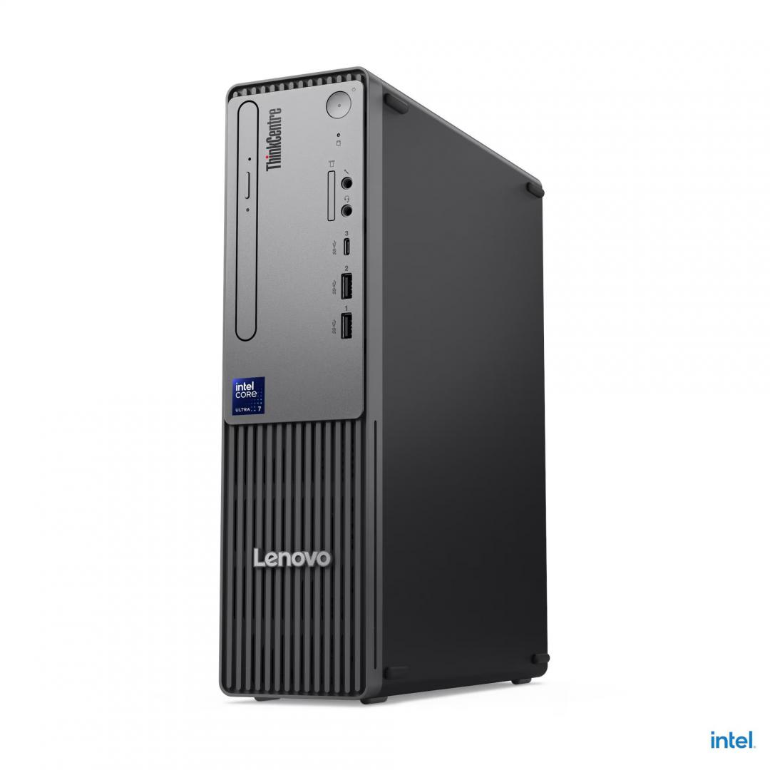 Desktop Lenovo ThinkCentre neo 50s Gen 6 , Intel® Core Ultra 7 265, 20C (8P + 12E) / 20T, Max Turbo up to 5.3GHz, 30MB Intel Smart Cache, RAM 1x 16GB UDIMM DDR5-5600, SSD 512GB SSD M.2 2280 PCIe® 4.0x4 NVMe®, Video: Intel® Arc™ A310 LP 4GB GDDR6, Optic: None, Card reader: 3-in-1 Card Reader (13DM001MRI) - imagine 2
