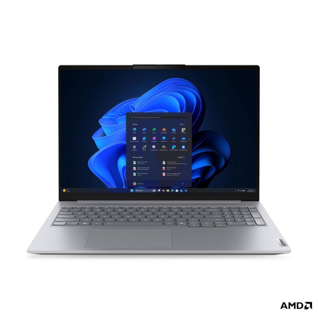 Laptop SMB Lenovo ThinkBook 14 G9 AHP, cu procesor AMD Ryzen 7 250, 14'' IPS, 32 GB DDR5, 512 GB SSD, AMD Radeon 780M, Fara OS, 3 ani Garantie (21V0000NRI) - imagine 3