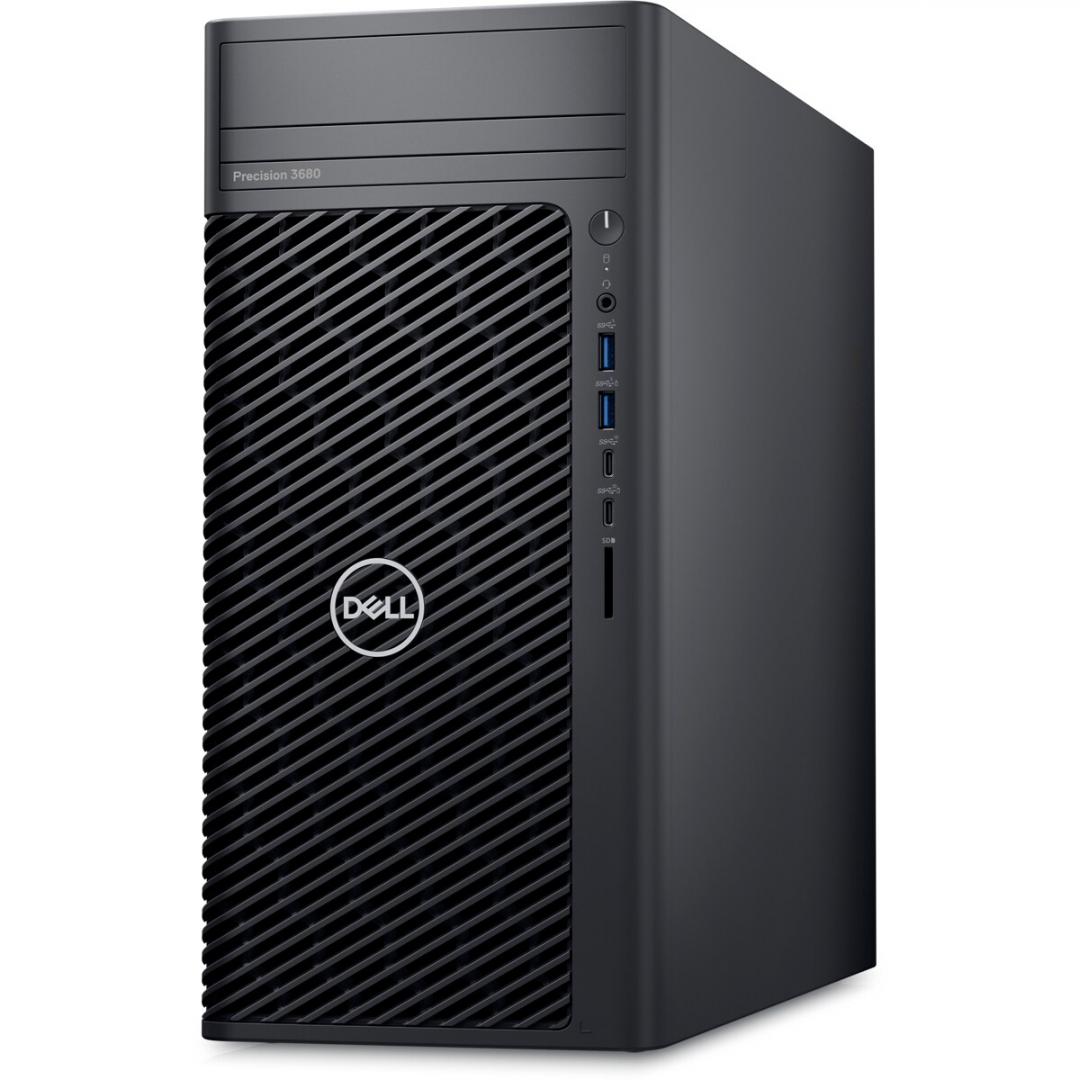 Precision 3680 Tower CTO BASE 1000W, Intel I9-14900K, 32GB RAM, 1TB SSD, 2X2TB HDD, Nvidia RTX 2000 Ada, Windows 11 Pro (DP3680I93214RTXW11P) - imagine 2