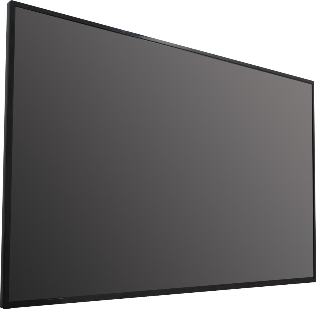 Monitor Hikvision 55-inch DS-D5055UC-C; 4K, dedicat pentru sistemele de supraveghere video, fiabilitate ridicata si stabilitate 24/7, LED, rezolutie 3840 × 2160@60 Hz, luminozitate 450cd/m², contrast 5700:1, timp de raspuns 6.5 ms,2 x difuzoare 5W, HDMI 1.4 × 1, HDMI2.0 × 1, VGA ×1, Audio in × 1 (DS-D5055UC-C)