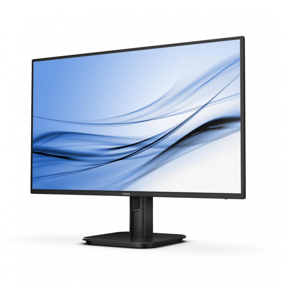 Monitor Philips 23.8" 24E1N1100A/00, Diagonal (inch): 23.8, Diagonal (cm): 60.5, Aspect ratio: 16:9, Panel: IPS, Resolution: 1920x1080, Refresh Rate: 100Hz, Response time GtG: 4ms, Response time MPRT: 1ms, Brightness (max): 250 cd/㎡, Contrast (static) : 1300:1, Contrast (dynamic): Mega Infinity DCR (24E1N1100A/00) - imagine 11