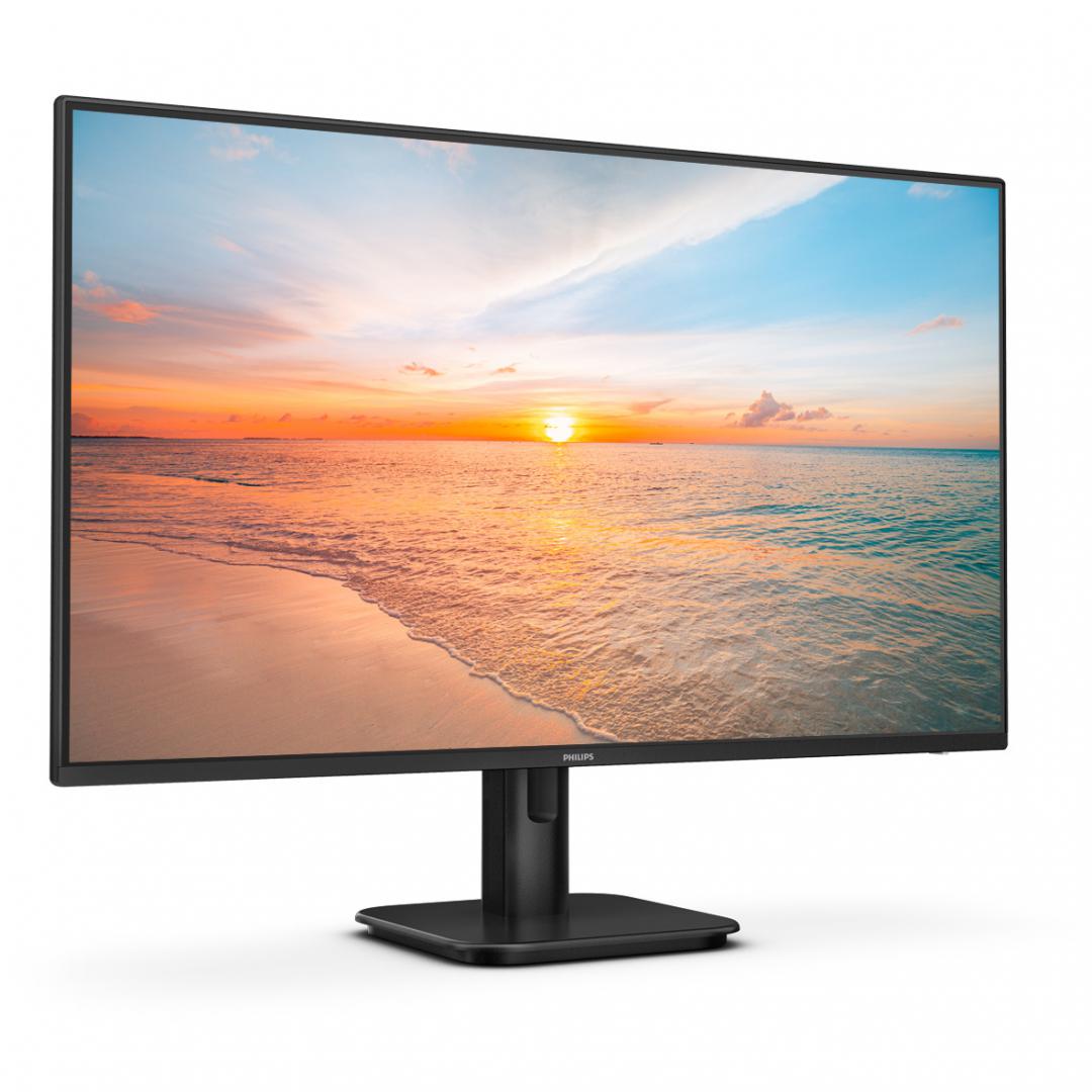 Monitor Philips 27" 27E1N1100A/00, Diagonal (inch): 27, Diagonal (cm): 69, Aspect ratio: 16:9, Panel: IPS, Resolution: 1920x1080, Refresh Rate: 100Hz, Response time GtG: 4ms, Response time MPRT: 1ms, Brightness (max): 250 cd/㎡, Contrast (static) : 1300:1, Contrast (dynamic): Mega Infinity DCR (27E1N1100A/00) - imagine 4