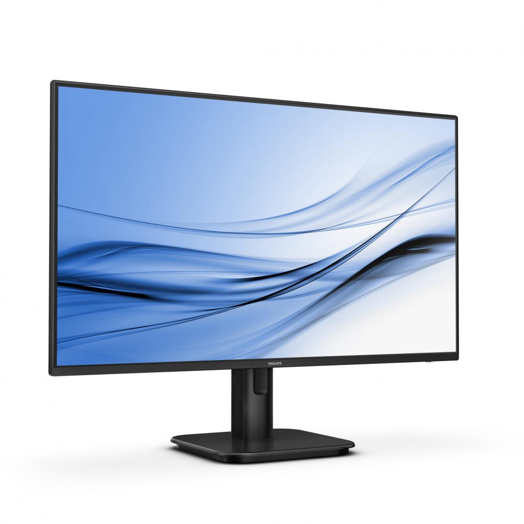 Monitor Philips 23.8" 24E1N1100A/00, Diagonal (inch): 23.8, Diagonal (cm): 60.5, Aspect ratio: 16:9, Panel: IPS, Resolution: 1920x1080, Refresh Rate: 100Hz, Response time GtG: 4ms, Response time MPRT: 1ms, Brightness (max): 250 cd/㎡, Contrast (static) : 1300:1, Contrast (dynamic): Mega Infinity DCR (24E1N1100A/00) - imagine 12