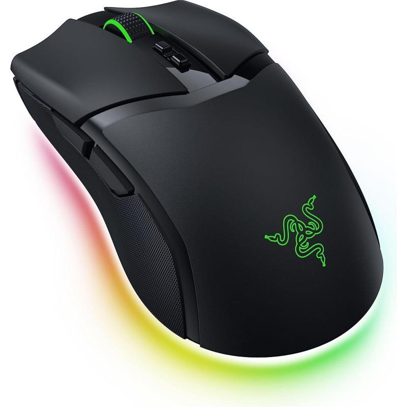 Mouse Razer Cobra Pro wireless, rezolutie 30000 dpi autonomie baterie pana la 100h (1000Hz), pana la 30h (4000Hz*), pana la 170h (Bluetooth), alb (RZ01-04660200-R3G1) - imagine 2