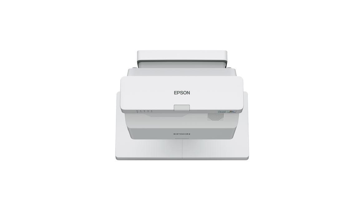 Proiector Epson EB-770F, 3LCD, 4100 lumeni, FHD 1920*1080, 16:9, Contrast: 2.500.000:1, lampa 20.000 ore/ 30.000 ore Ecomode, zoom 1.35, dimensiune imagine 60"-150", USB 2.0-A (2x), RS-232C, Ethernet interface (100 Base-TX / 10 Base-T), Wireless LAN IEEE 802.11a/b/g/n/ac, VGA in (2x), VGA out, HDMI (V11HA79080)