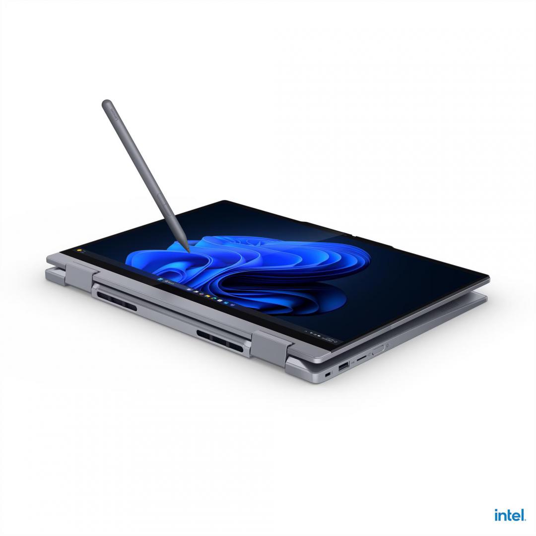 Laptop SMB Lenovo ThinkBook 14 2-in-1 G5 IAU, cu procesor Intel Core Ultra 5 225U, 14'' IPS, 16 GB DDR5, 512 GB, Intel Integrated, Windows 11 Pro, 3 ani Garantie (21SQ0009RI) - imagine 8