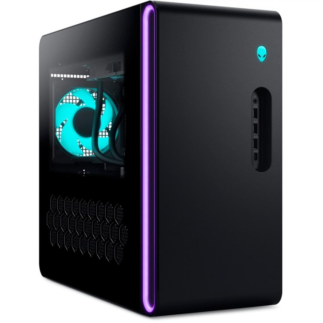 Desktop Gaming Dell Alienware Aurora ACT1250 cu procesor Intel Core Ultra 7 265KF pana la 5.5 GHz, 64 GB DDR5, 4TB None, RTX 5080, Windows 11 Pro, Black, 3 ani Garantie (AW1250U76445080W11P) - imagine 4