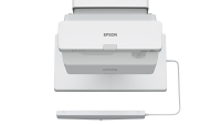 Proiector Epson interactiv WXGA 3LCD EB-760WI, Laser, lamp-free, Ultra- Short, Luminozitate: 4100 lumeni, dimensiune ecran : 68-100", interactivitate dual pen, Aspect Ratio: 16:10, 4:3, 16:9, durata de viata laser: 20,000 ore, montare: perete, birou, Rezolutie: 1280x800, Contrast: 2,500,000:1 (V11HA80080)