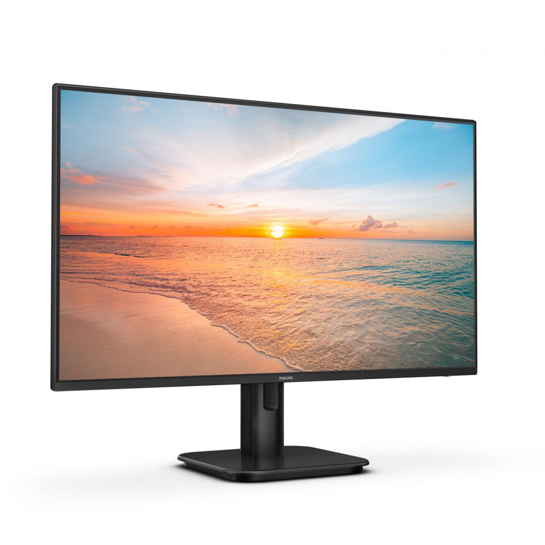 Monitor Philips 23.8" 24E1N1100A/00, Diagonal (inch): 23.8, Diagonal (cm): 60.5, Aspect ratio: 16:9, Panel: IPS, Resolution: 1920x1080, Refresh Rate: 100Hz, Response time GtG: 4ms, Response time MPRT: 1ms, Brightness (max): 250 cd/㎡, Contrast (static) : 1300:1, Contrast (dynamic): Mega Infinity DCR (24E1N1100A/00) - imagine 2