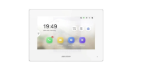Monitor videointerfon Hikvision DS-KH6320Y-WTE2/WH, 2 fire, 4 7-inch IPS touch screen, rezolutie: 1024 × 600, TFT, fara butoane, temperatura de functionare: -10 °C to 50 °C, culoare: alb. (DS-KH6320Y-WTE2/WH)