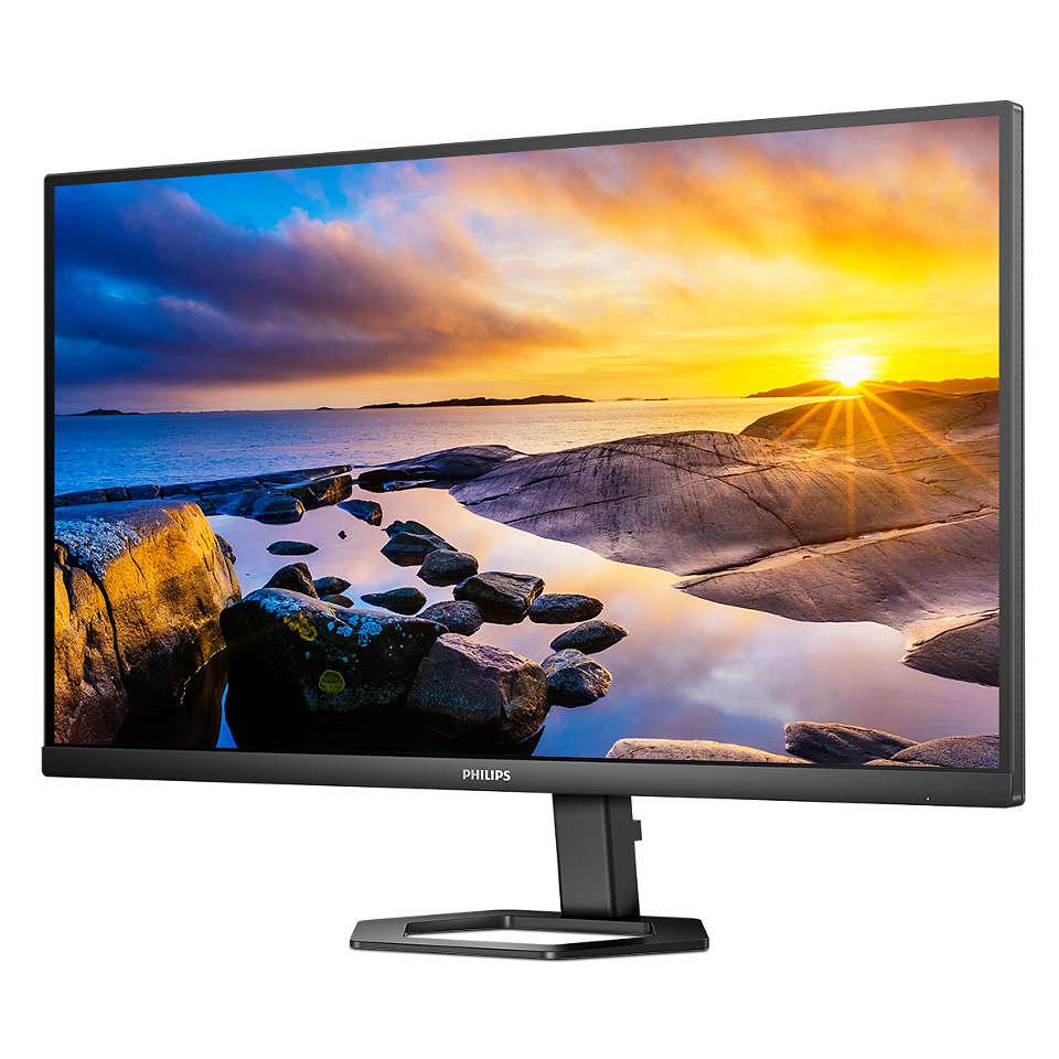 MONITOR Philips 27E1N5500LA 27 inch, Panel Type: VA, Backlight: WLED ,Resolution: 2560x1440, Aspect Ratio: 16:9, Refresh Rate:75Hz, Responsetime GtG: 4ms , Brightness: 300 cd/m², Contrast (static): 3000:1,Contrast (dynamic): Mega Infinity DCR, Viewing angle: 178º(R/L) ,178º(U/D), Color Gamut (27E1N5500LA/00) - imagine 6