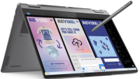 Laptop Lenovo Yoga 7 2-in-1 14ILL10, 14" 2.8K WQXGA+ (2880x1800) OLED 1100nits (peak) / 500nits (typical) Glossy / Anti-fingerprint, 100% DCI-P3, 120Hz, Dolby Vision®, TÜV Low Blue Light, DisplayHDR™ True Black 1000, Glass, Touch, Intel® Core Ultra 7 258V, 8C (4P + 4LPE) / 8T, Max Turbo up to (83JQ00EPRM)