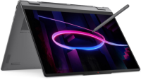 Laptop Lenovo Yoga 7 2-in-1 16IPH11, 16" WUXGA (1920x1200) OLED 300nits Glossy / Anti-fingerprint, 100% DCI-P3, 60Hz, Dolby Vision®, TÜV Low Blue Light, Glass, Touch, Intel Core™ Ultra 7 355, 8C (4P + 4LPE) / 8T, Max Turbo up to 4.7GHz, 12MB Intel® Smart Cache; Copilot+ PC; Up to 49 TOPS, video (83TE001GRM)