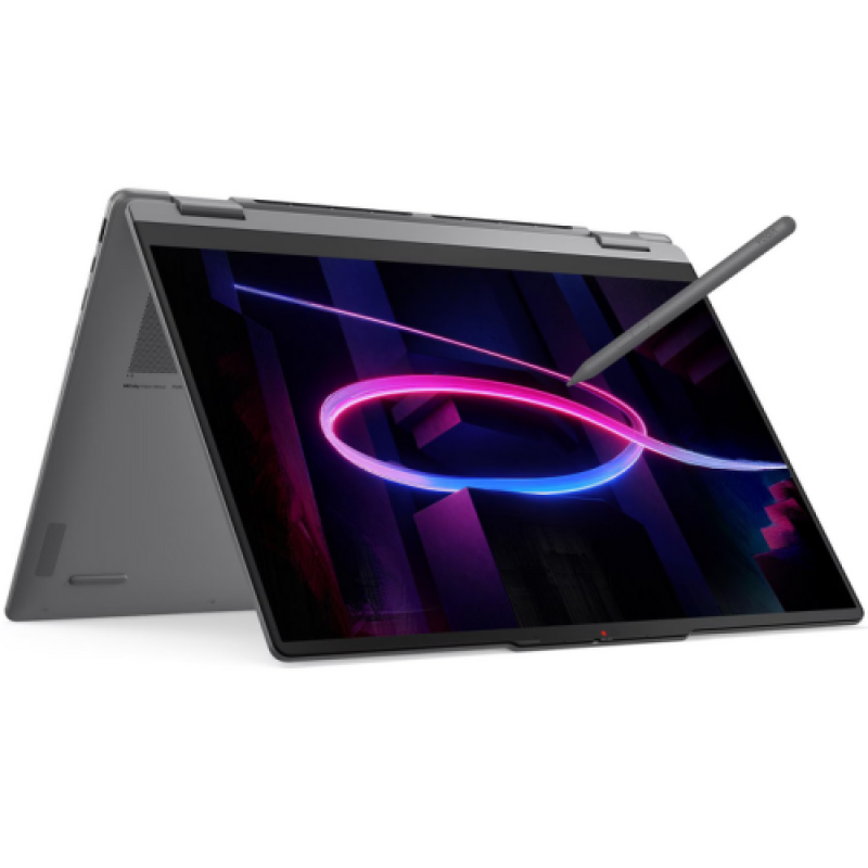 Laptop Lenovo Yoga 7 2-in-1 16IPH11, 16" WUXGA (1920x1200) OLED 300nits Glossy / Anti-fingerprint, 100% DCI-P3, 60Hz, Dolby Vision®, TÜV Low Blue Light, Glass, Touch, Intel Core™ Ultra 7 355, 8C (4P + 4LPE) / 8T, Max Turbo up to 4.7GHz, 12MB Intel® Smart Cache; Copilot+ PC; Up to 49 TOPS, video (83TE001GRM)