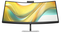 Monitor 34" HP Series 5 Pro 534pm, LED, VA, Curved, WQHD (3440 x 1440), 21:9, 5 ms, 400 cd/m², 4000:1 static / 10000000:1 dinamic, 178°/178°, 1x RJ-45/ 1x DP 1.4/ 1x HDMI 2.0/ 3x USB Type-A 5 Gbps (1 charging)/ 1x Type-C 10 Gbps/ 1x Type-C 5 Gbps/ 1x USB-B, Swivel: ±30°; Tilt: -5 to + 20°; Height (9E0Z2UT)