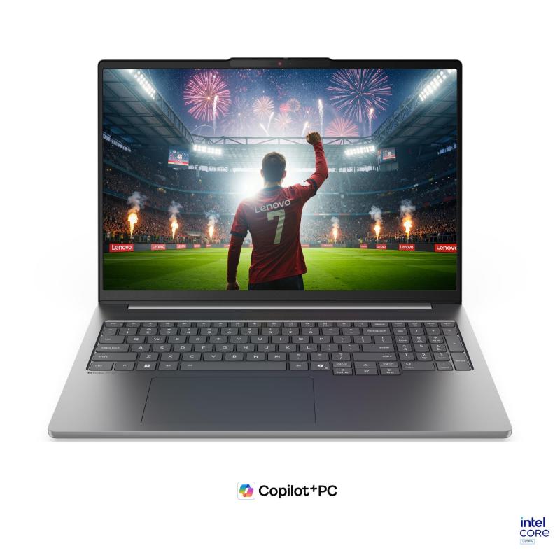 Laptop Lenovo IdeaPad Pro 5 16IPH11, 16" 2.8K (2880x1800) OLED 500nits (typical) / 1100nits (peak) Glossy, 100% DCI-P3, 120Hz VRR, DisplayHDR™ True Black 1000, Intel Core™ Ultra 7 356H, 16C (4P + 8E + 4LPE) / 16T, Max Turbo up to 4.7GHz, 18MB Intel® Smart Cache; Copilot+ PC; Up to 50 TOPS, video (83SK0015RM)