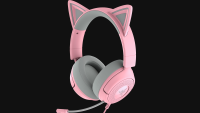 Casti Razer Kraken Kitty V3 X, frecventa raspuns 20 Hz – 28 kHz, sensibilitate 98 dBSPL / mW at 1 kHz by HATS si microfon unidirectional, sensibilitate microfon -42 ± 3 dBV / Pa, 1 kHz, roz (RZ04-05350100-R3M1)