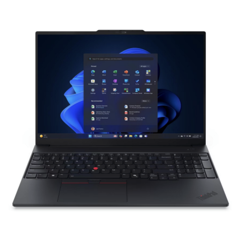 Laptop ThinkPad E16 Gen 3 (AMD); 16" WUXGA (1920x1200) IPS 300nits Anti- glare, 45% NTSC; AMD Ryzen™ 5 220 (6C / 12T, 3.2 / 4.9GHz, 6MB L2 / 16MB L3); Video Integrated AMD Radeon™ 740M Graphics; RAM 1x 16GB SODIMM DDR5-5600; 512GB SSD M.2 2242 PCIe® 4.0x4 NVMe® Opal 2.0, Optical: no ODD; No Card (21ST0053RI)
