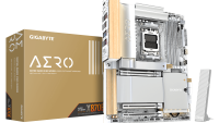 GIGABYTE X870E AERO X3D WOOD. Processor manufacturer: AMD, Processor socket: Socket AM5, Compatible processor series: AMD Ryzen 7000  Series, AMD Ryzen 8000 Series, AMD Ryzen 9000 Series. Supported memory types: DDR5-SDRAM, Maximum internal memory: 256 GB, Memory slots type: DIMM. Supported storage (X870E AERO X WOOD)