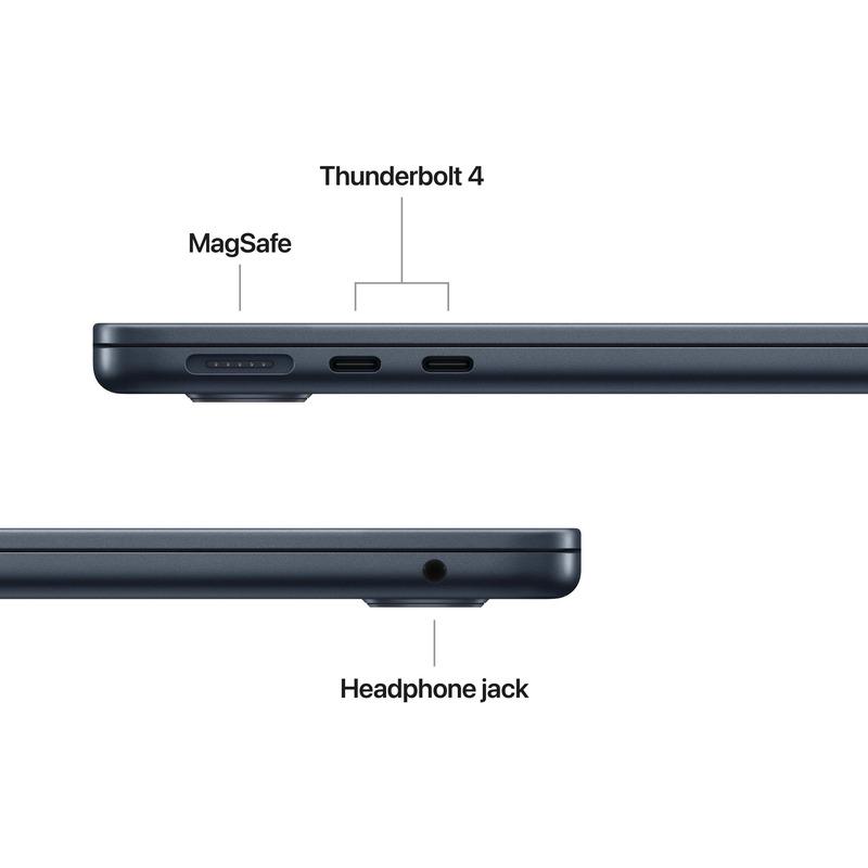 MacBook Air 13.6" Retina/Apple M5 (CPU 10-core, GPU 10-core, NeuralEngine16-core)/32GB/512GB - Midnight - INT KB (No Adapter) - 2026 (CTO from MDHE4RO/A) (Z1L6000G1) - imagine 4