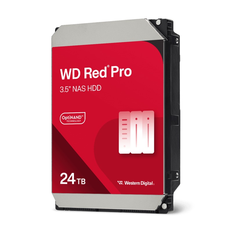 HDD WD RED 24 TB 7200 RPM: 512 GB SATA-III (WD241KFGX)