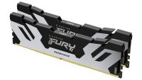 Memorie RAM Kingston DDR5 48GB 8400Mhz CL40 1.45V Dual Channel Kit Fury Renegade Silver/Black CUDIMM XMP (KF584CU40RSK2-48)