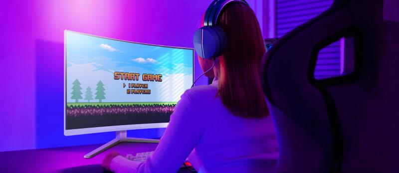 Monitor Philips 31.5" 32M2C5501/00, Curvature: 1500R, Diagonal (inch): 31.5, Diagonal (cm): 80, Aspect ratio: 16:9, Panel: VA, Resolution: 2560x1440, Refresh Rate: 180Hz, Response time GtG: 1ms, Brightness (max): 300 cd/m², Contrast (static) : 3500:1, Viewing angle: 178/178, Color Gamut Type: NTSC  (32M2C5501/00)