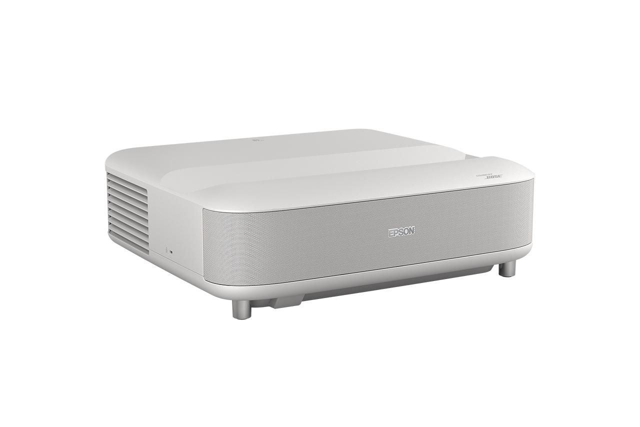 PROJECTOR EPSON EH-LS670W DIAMOND WHITE, short throw, 3600 Lumeni, Rezolutie: 4K PRO-UHD, Aspect ratio: 16:9, Contrast: 5.000.000 : 1, Sursa de lumina: Laser, Durata viata sursa lumina: 20.000h, Refresh rate: 192 Hz - 240 Hz, Suport HDR, până la 1,07 miliarde culori, Dimensiuni ecran proiectie (V11HB82040) - imagine 3
