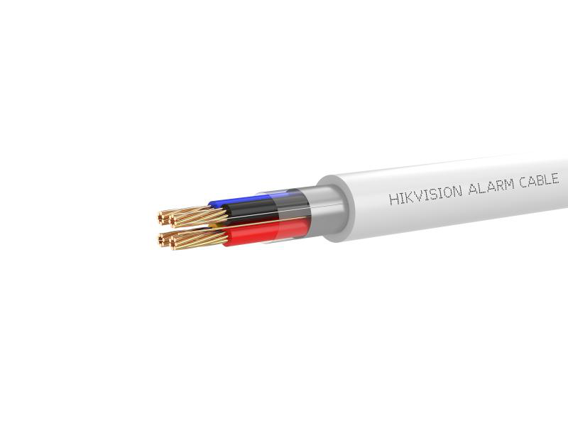 Cablu alarma Hikvision DS-1AC4APL1; 4 fire: 4×0.22 mm2, rezistenta foc: CPR Eca, 25AWG, material cupru integral, cutie 100 metri. (DS-1AC4APL1)