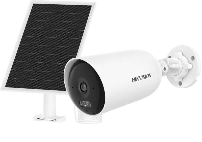 Camera de supraveghere IP Bullet 4MP 4G Hikvision DS-2CFS04/4G(2.8MM), lentila fixa: 2.8mm, iluminare min: Color: 0.005 Lux @ (F1.6, AGC ON) cu lumina alba: 30m, IR: 30m, microfon incorporat, difuzor incorporat, slot card de memorie: microSD/microSDHC/microSDXC maxim 512GB, alarma la evenimente (DS-2CFS04/4G(2.8MM))