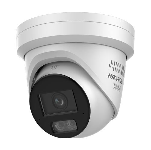 Camera de supraveghere IP Turret 8MP Smart Hybrid Light with ColorVu Hikvision DS-2CD2387G3-LIS2UY/SL(4MM), lentila fixa 4mm, iluminare min: Color: 0.0008 Lux @ (F1.0, AGC ON),0 Lux cu IR 30m, microfon incorporat, difuzor incorporat, interfata audio: 1/1, alarma: 1/1, slot card de memorie (DS-2CD2387G3-LIS2UY/SL(4MM))